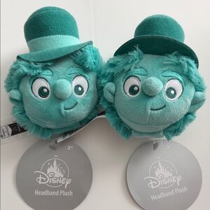 Disney Hitchhiking Ghost Phineas Headband Plush set of 2